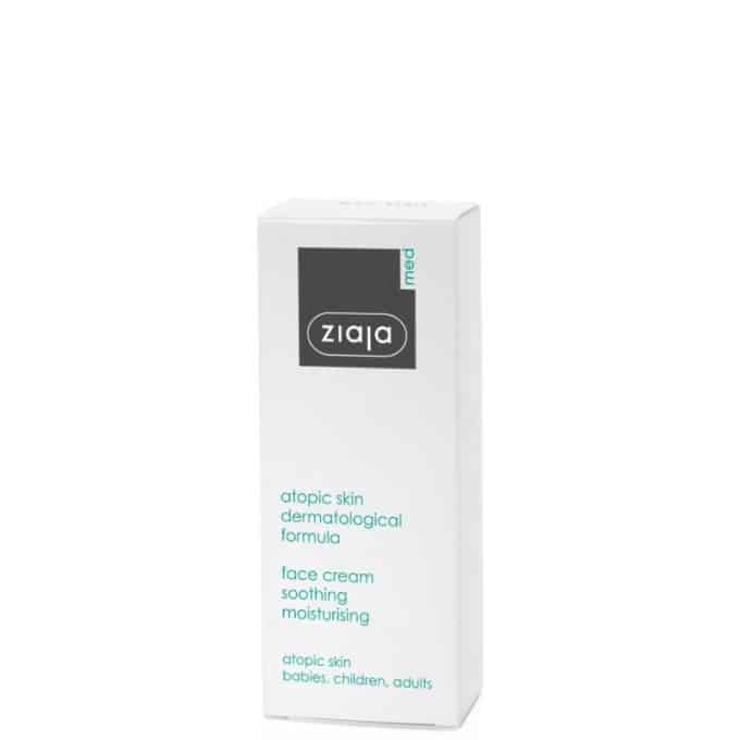 Atopic skin face cream soothing moisturising box