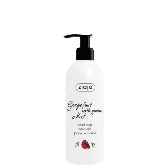 Hand soap grapefruit with green mint