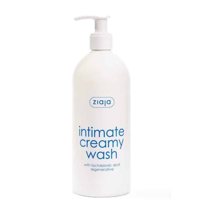 Intimate creamy wash with lactobionic acid