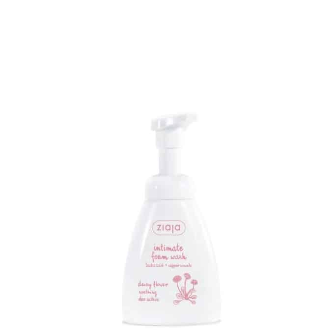 Intimate foam wash daisy flower soothing