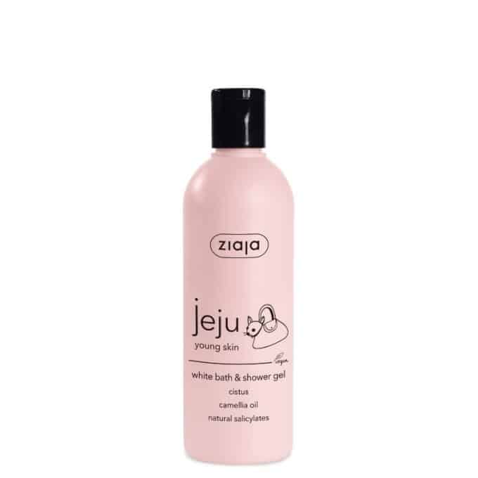 Jeju white bath shower gel