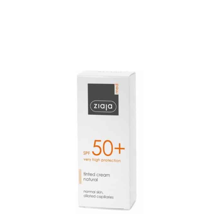 Med spf 50 tinted cream box