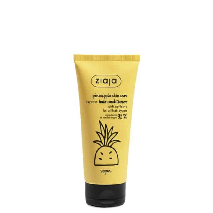 Pineapple hair condit with caffeine